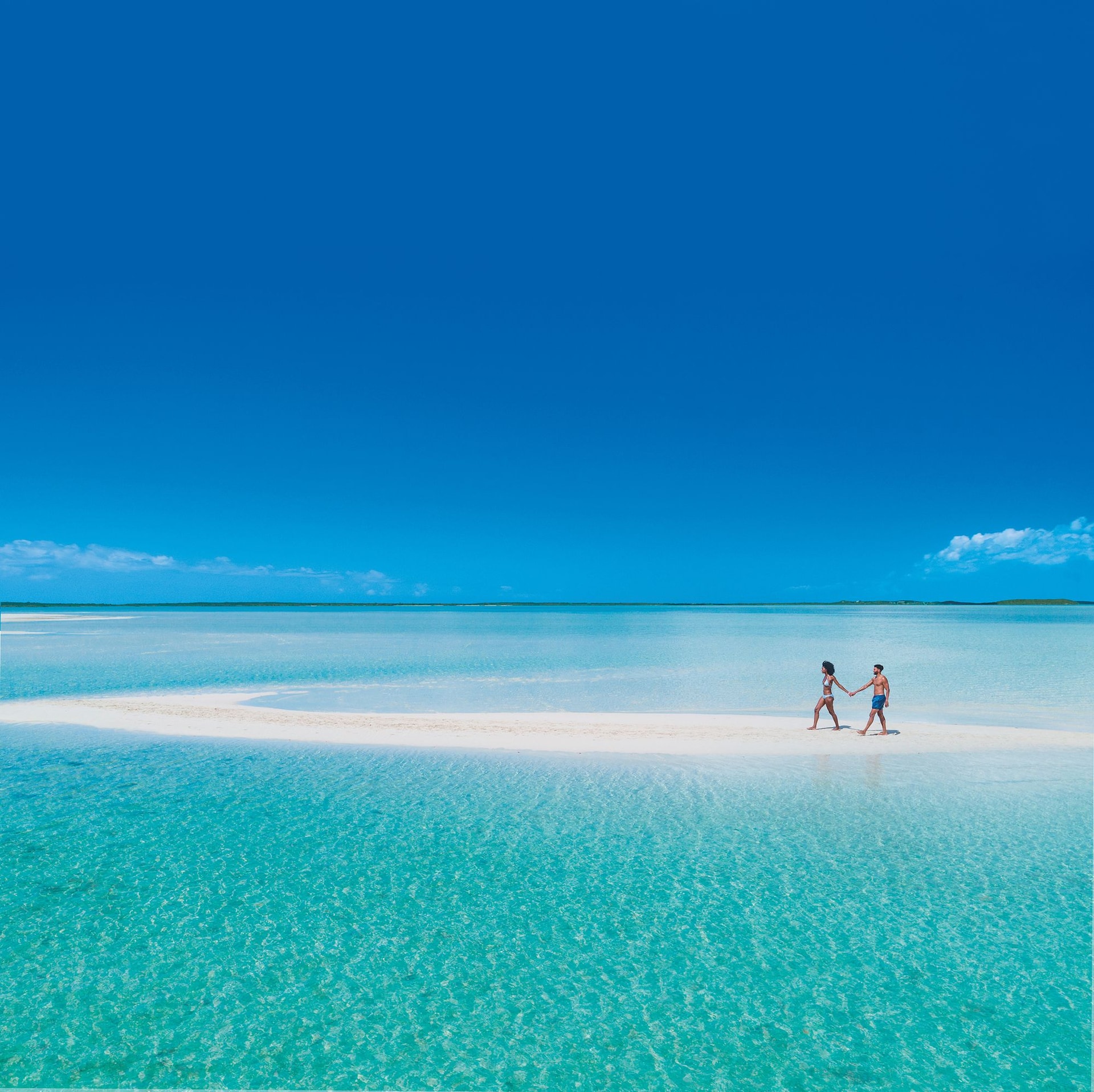 couple in The Bahamas