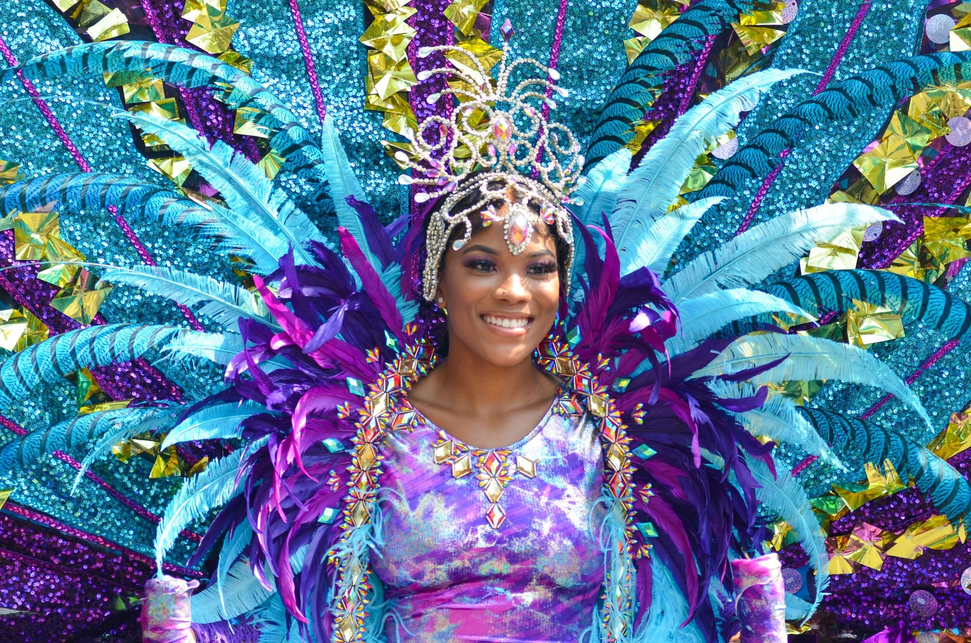 woman in carnival costume