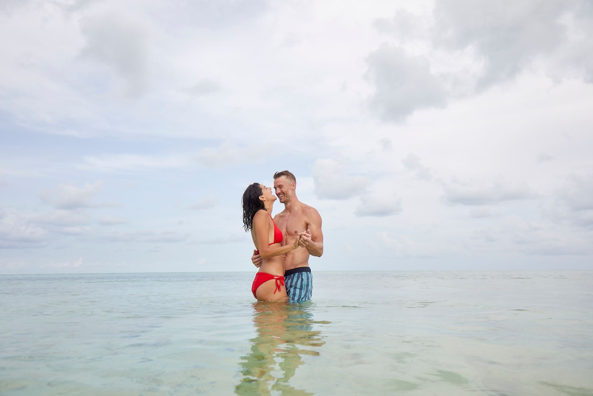 Caribbean-Lifestyle-Couple-Dance-Shallow-Water