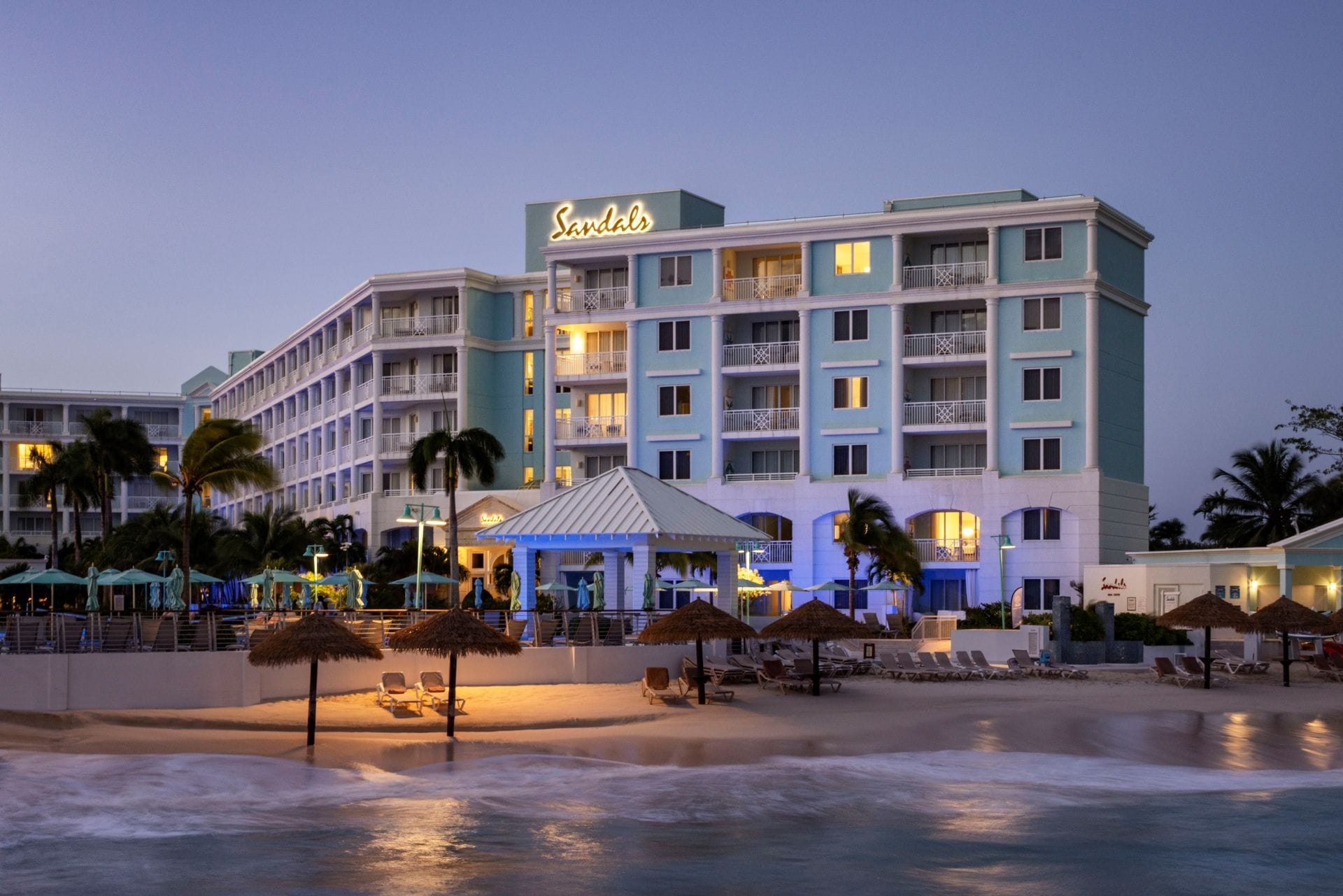 SRB-Grounds-West-Bay-Building-Night