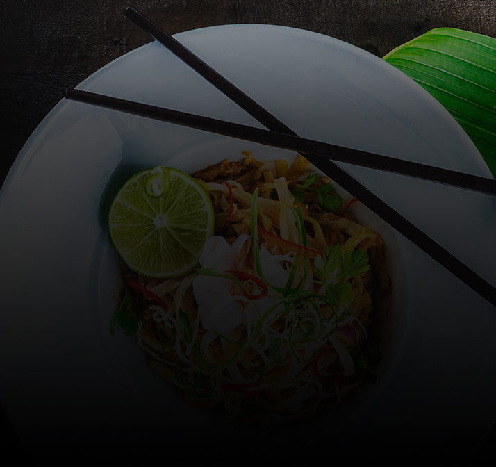 Asian noodle plate