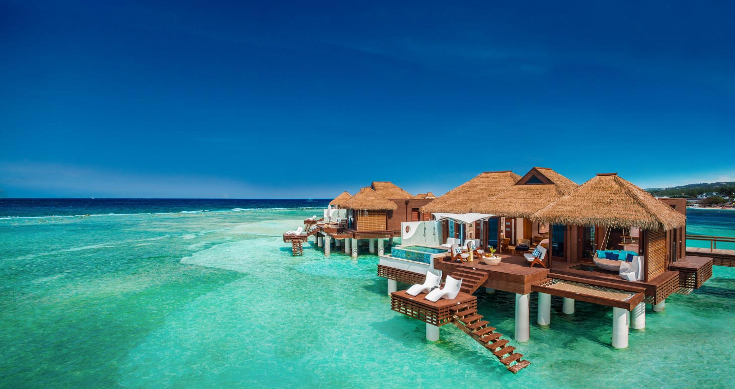 All Inclusive Overwater Villas In The Caribbean Sandals