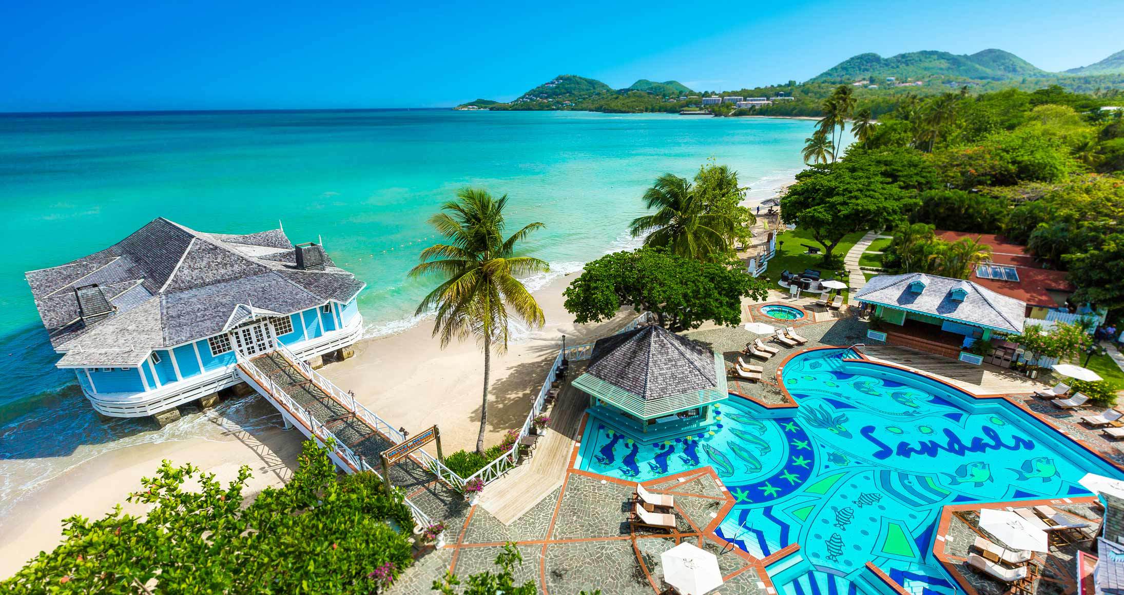 Thorny embargo Hip Sandals Halcyon Beach Luxury Resort in Castries, St. Lucia | Sandals