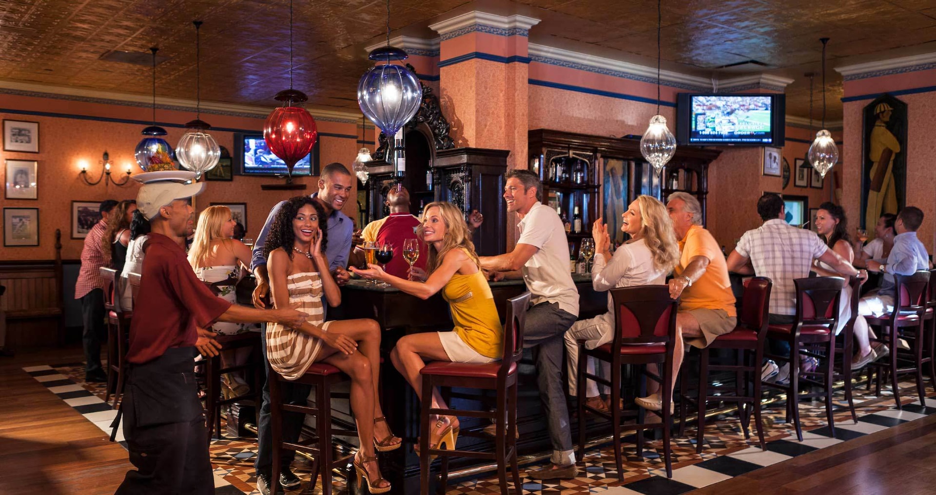 Sandals Royal Bahamian Luxury Resort - Entertainment Bars Couples Fun 