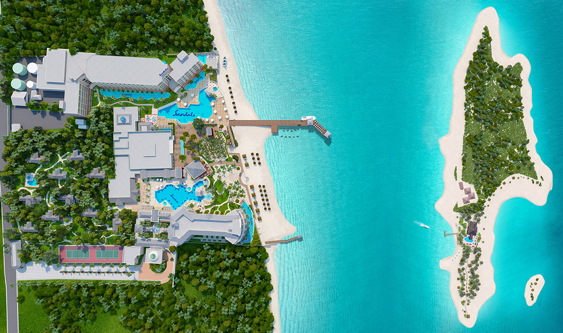 velgørenhed Rundt og rundt Spytte Maps - Sandals Royal Bahamian Resort in Nassau