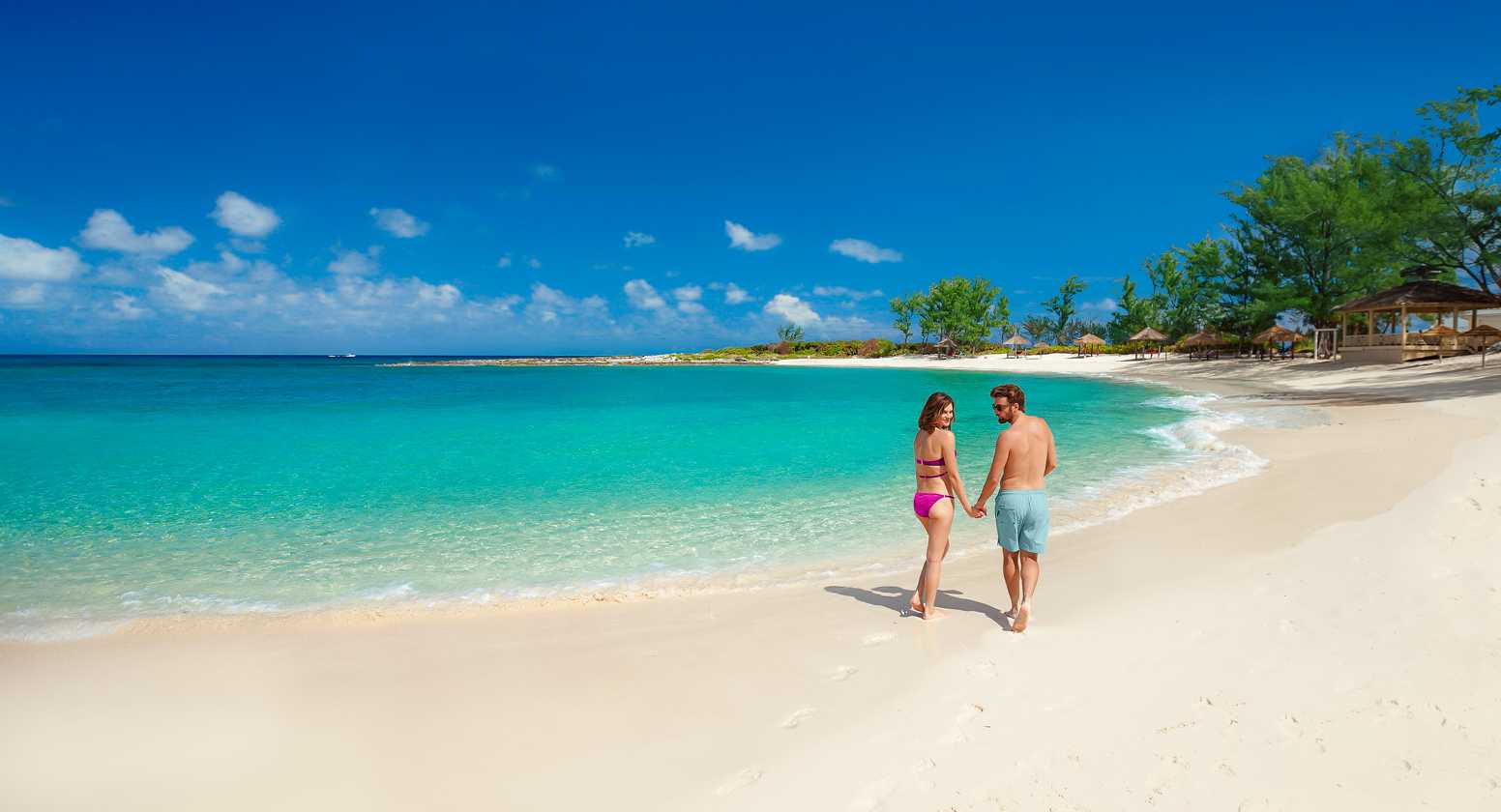 Couple in a beach