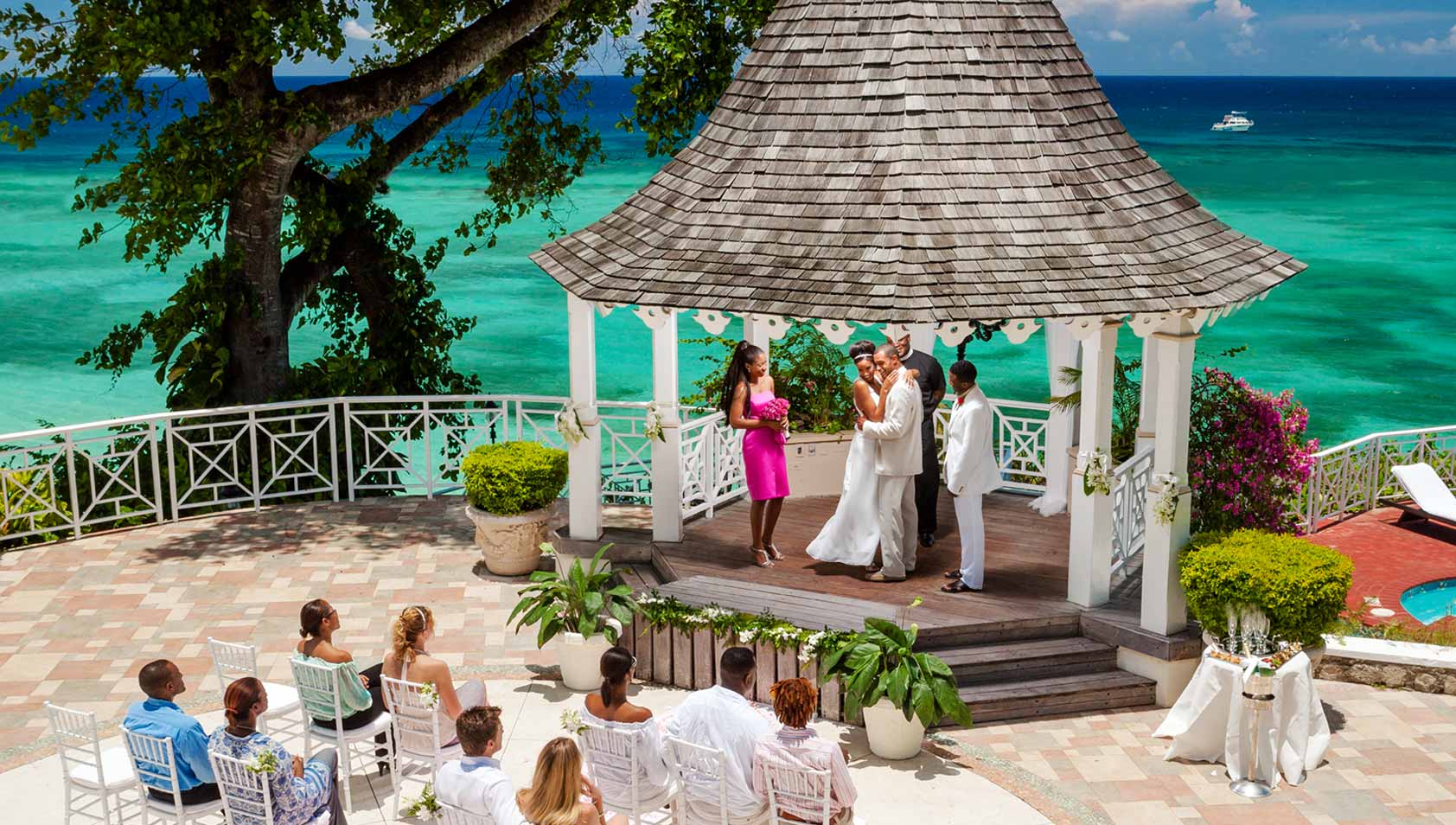 Lindsey & Logan's Wedding at Sandals – Royal Caribbean | Caribbean wedding, Jamaican  wedding, Beach destination wedding