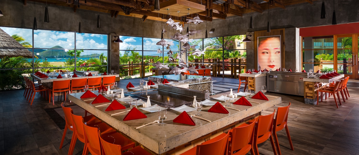 Kimonos Restaurant - Sandals Grande Saint Lucian