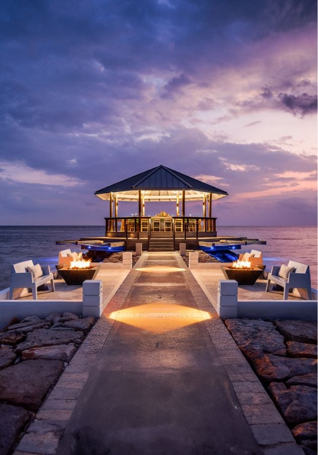 Gazebo at the beach