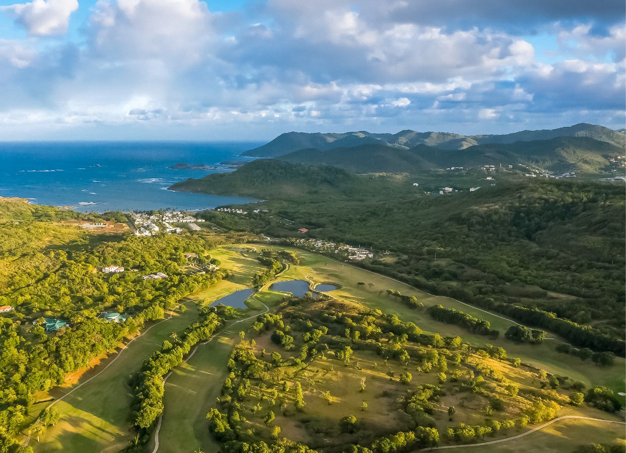 Golf course at Sandals