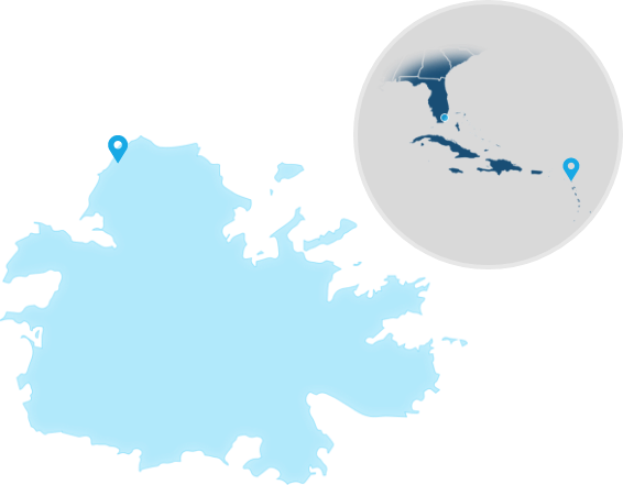 Map of Antigua's location