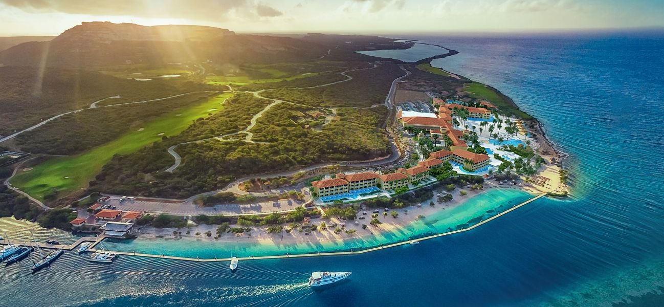 Curaçao Island Aerial View