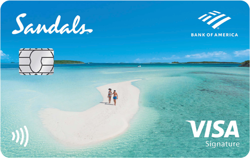 Sandals Card