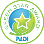 Padi green star award logo