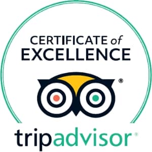 TripAdvisor® Certificate of Excellence