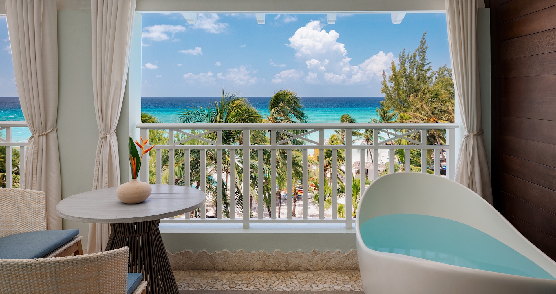 Barbados - Beachfront Penthouse One Bedroom Butler Suite w/ Balcony Tranquility Soaking Tub