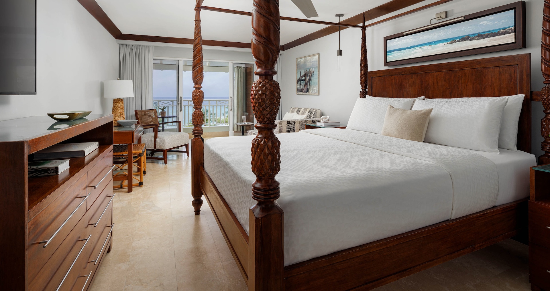 Barbados - Suite de nível Club para lua de mel à beira-mar