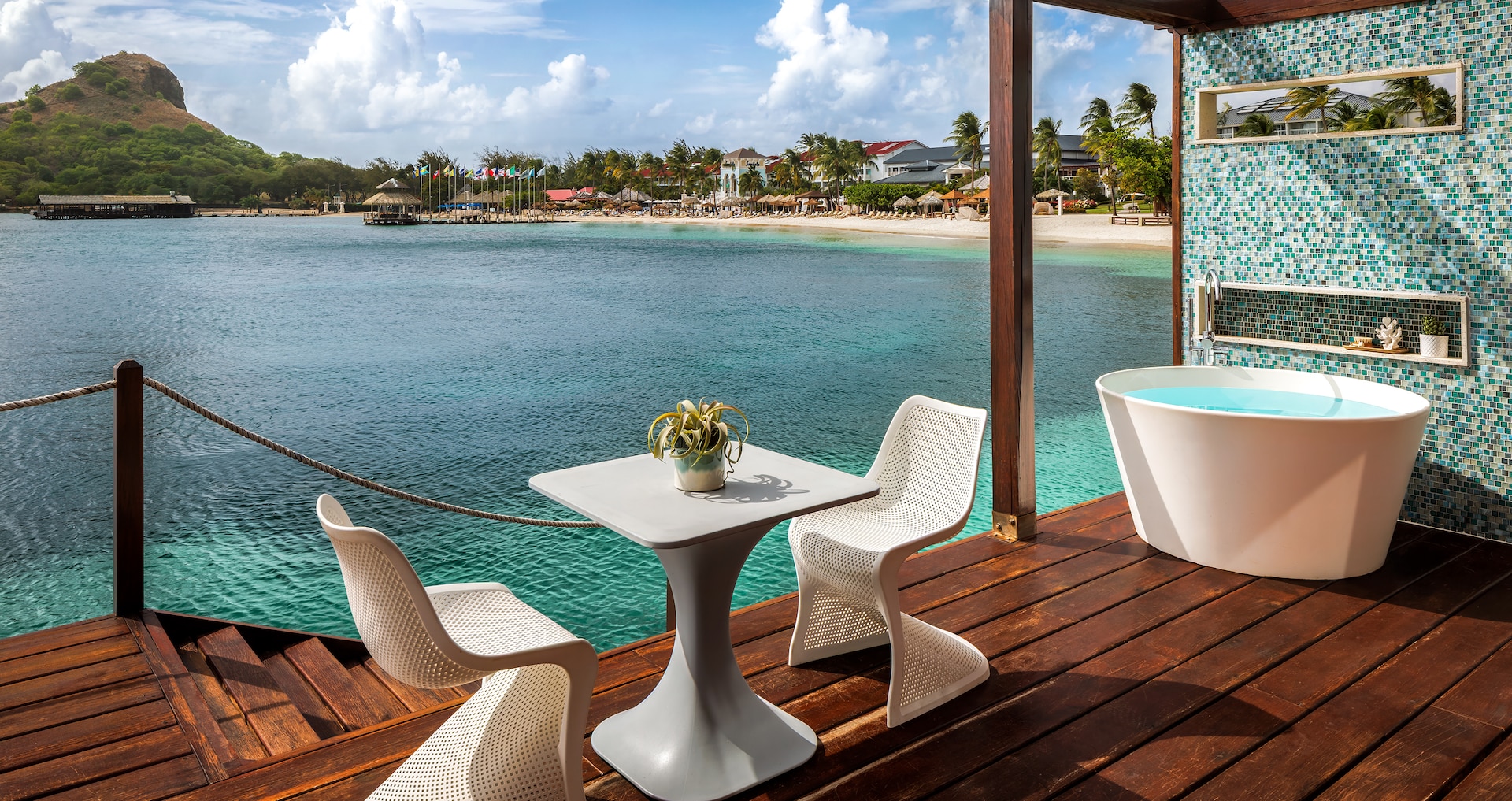 Grande St. Lucian Spa & Beach Resort - Overwater Honeymoon Butler Bungalow