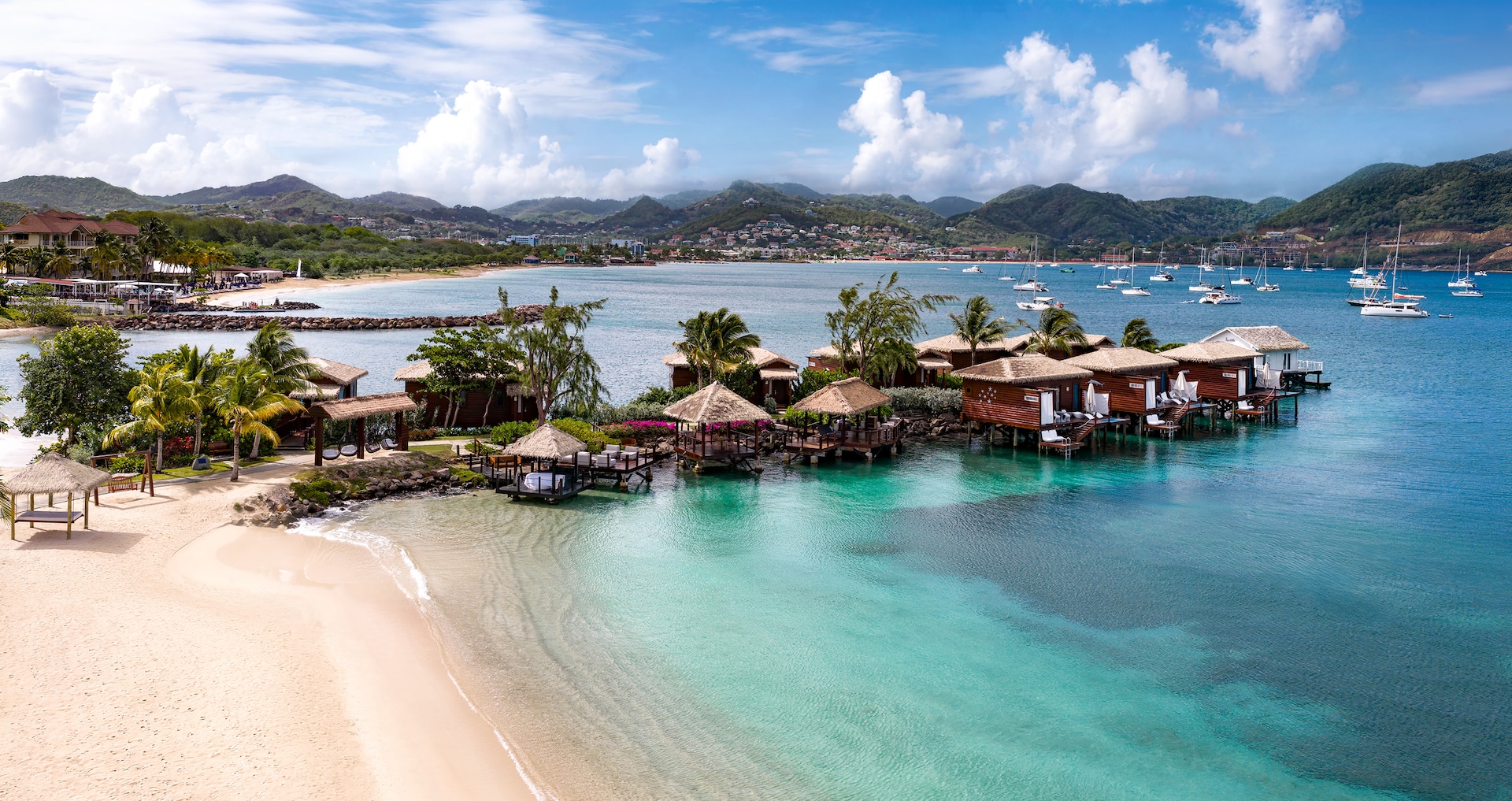Grande St. Lucian Spa & Beach Resort - Overwater Honeymoon Butler Bungalow