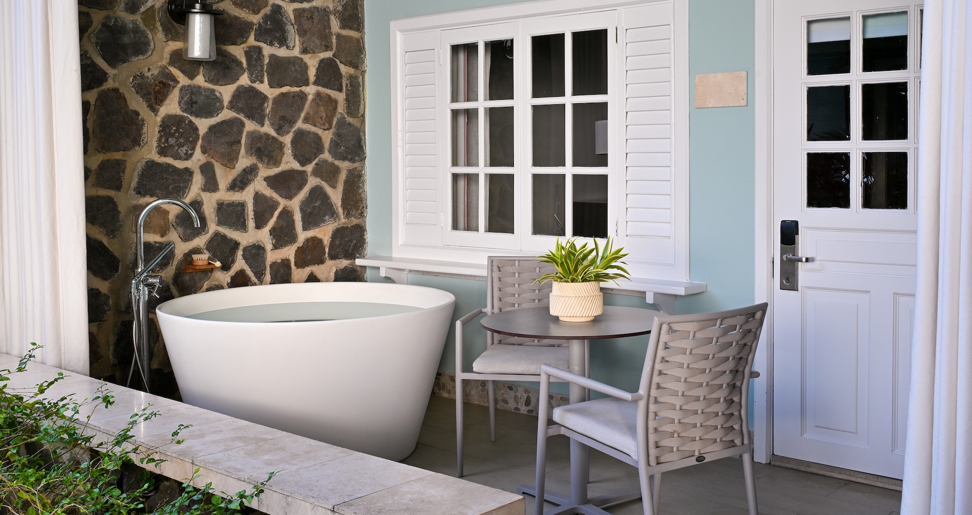 Halcyon Beach St. Lucia - Grand Luxe Club Level Walkout Room w/ Patio Tranquility Soaking Tub