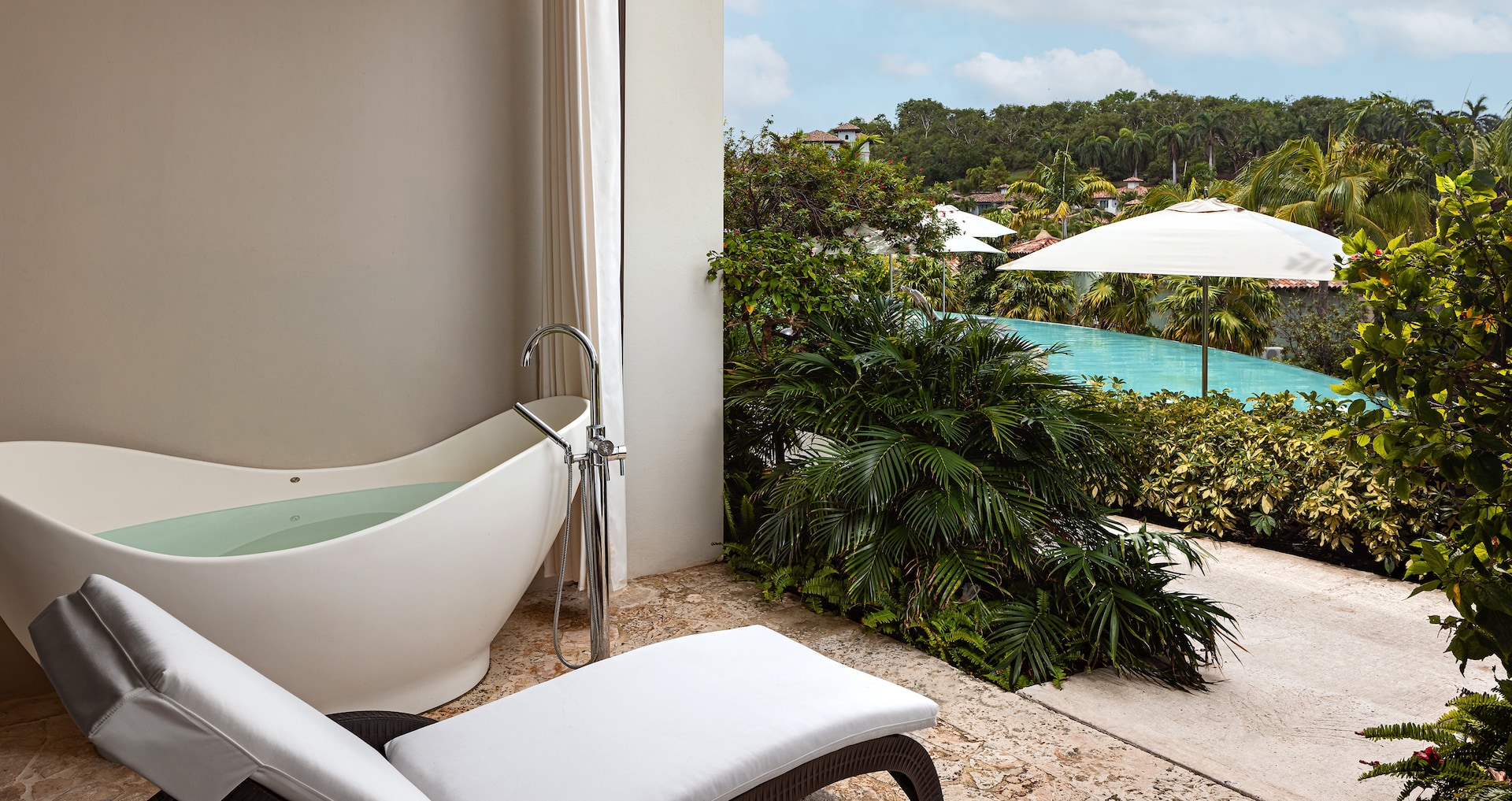 Grenada - South Seas Honeymoon Poolside Hideaway Walkout Junior Suite with Patio Tranquility Soaking Tub