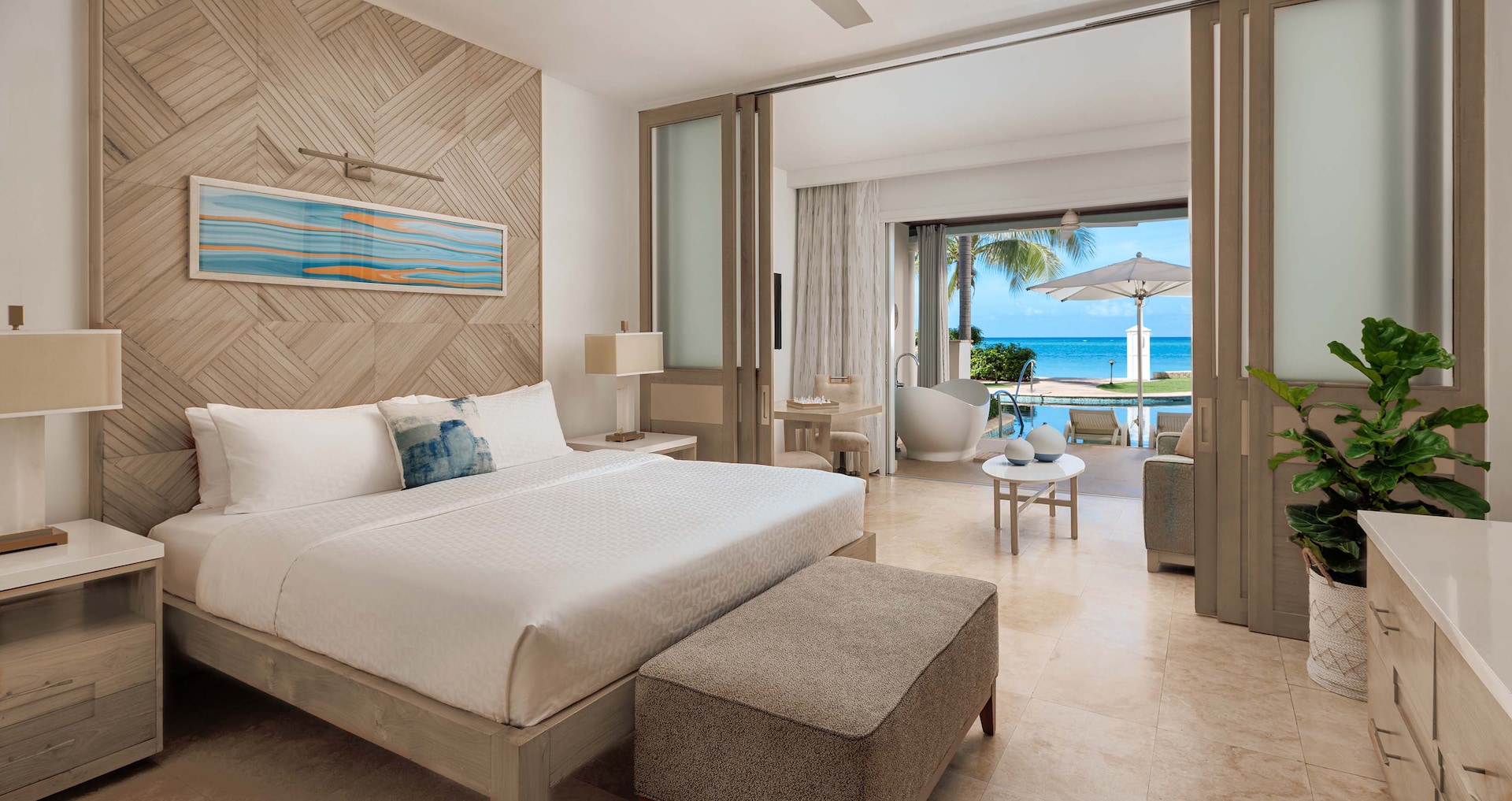 Montego Bay - Beachfront Swim-up Honeymoon One-Bedroom Butler Suite w/ Patio Tranquility Soaking Tub