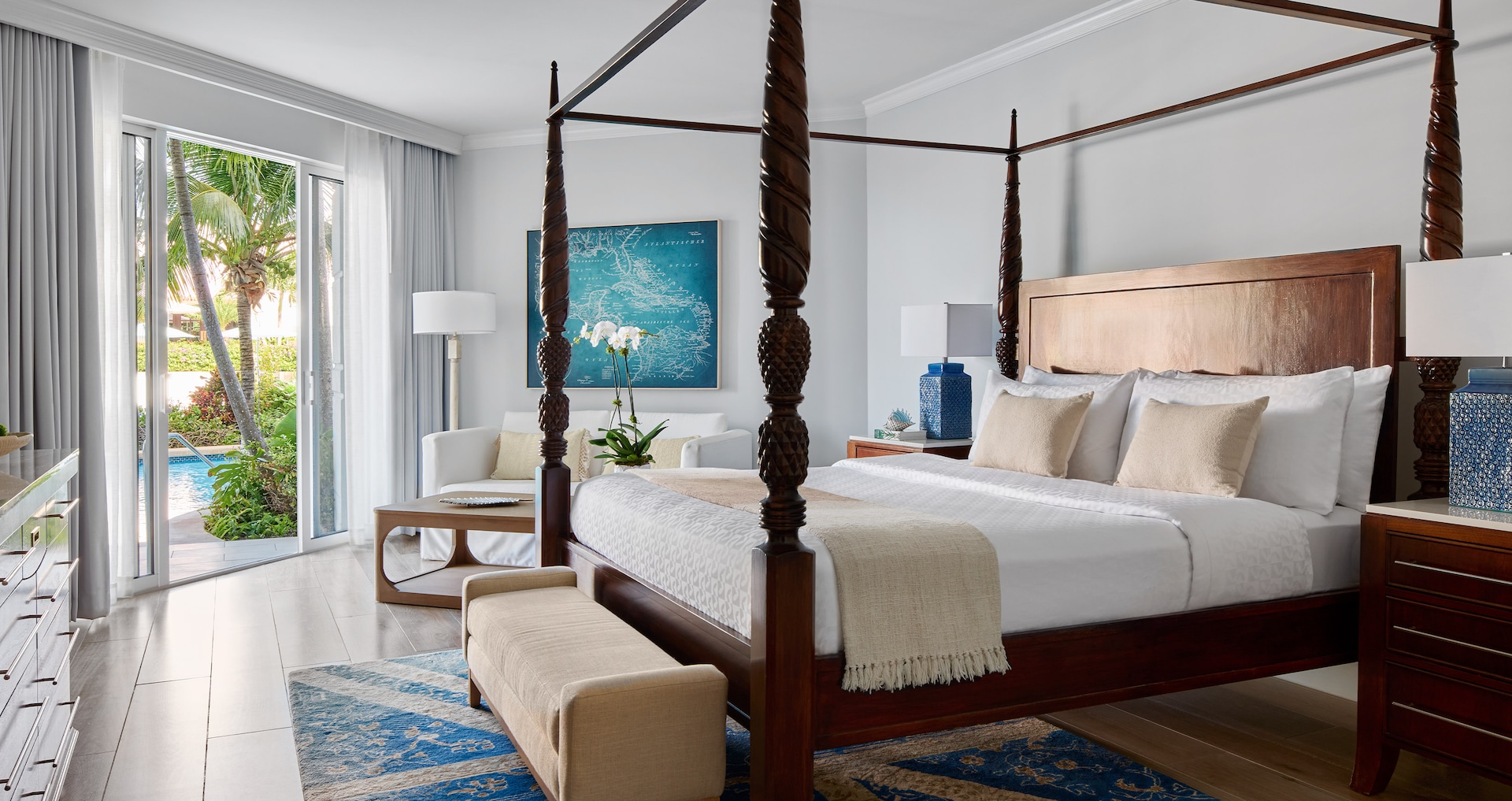 Royal Bahamian - West Bay One Bedroom Swim-up Butler Suite with Patio Tranquility Soaking Tub