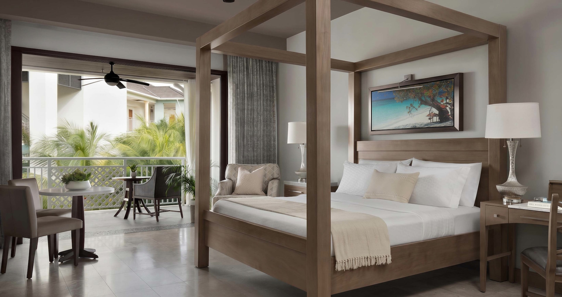 Caribbean Cay Resort & Private Island - Romeo & Juliet Club Suite w/ Balcony Tranquility Soaking Tub