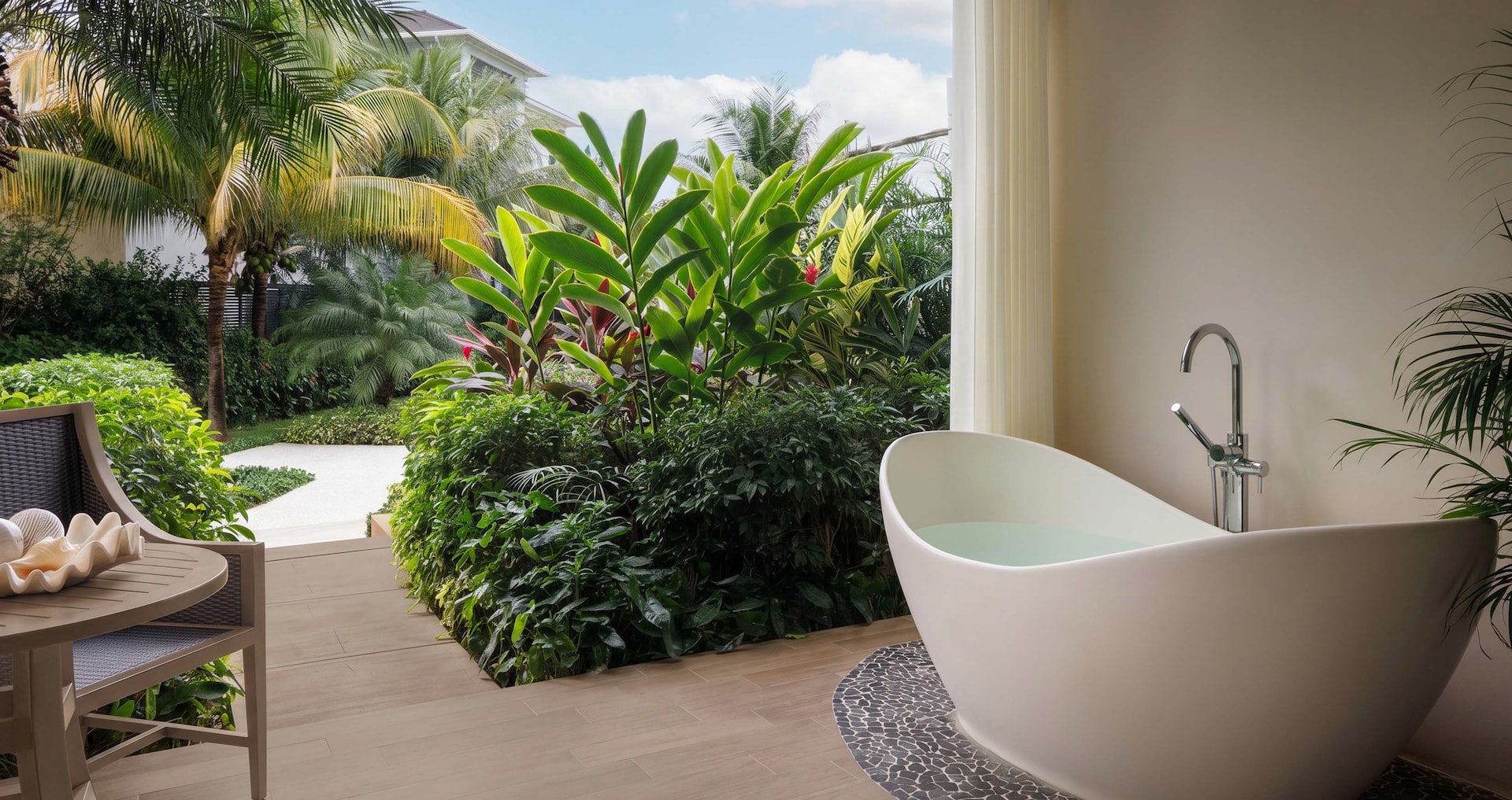 Caribbean Cay Resort & Private Island - Romeo & Juliet Walkout Club Suite w/ Patio Tranquility SoakingTub