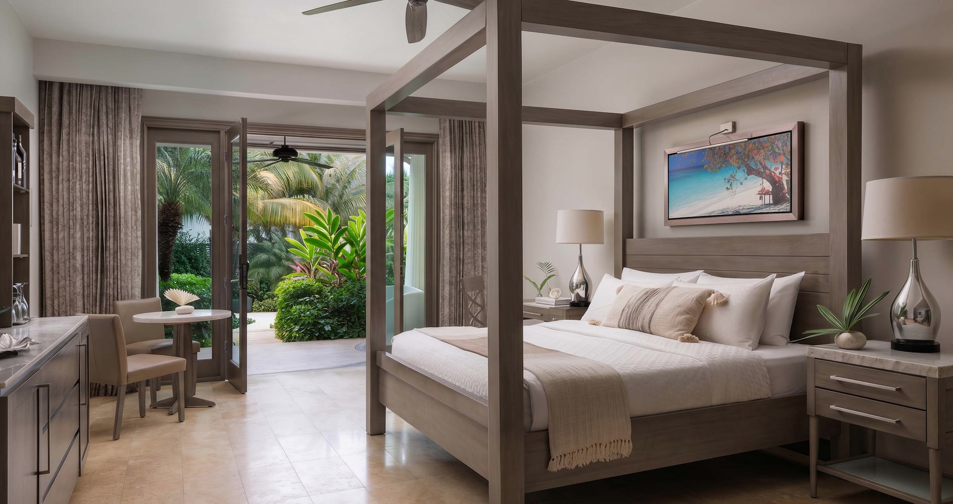 Caribbean Cay Resort & Private Island - Romeo & Juliet Walkout Club Suite w/ Patio Tranquility SoakingTub