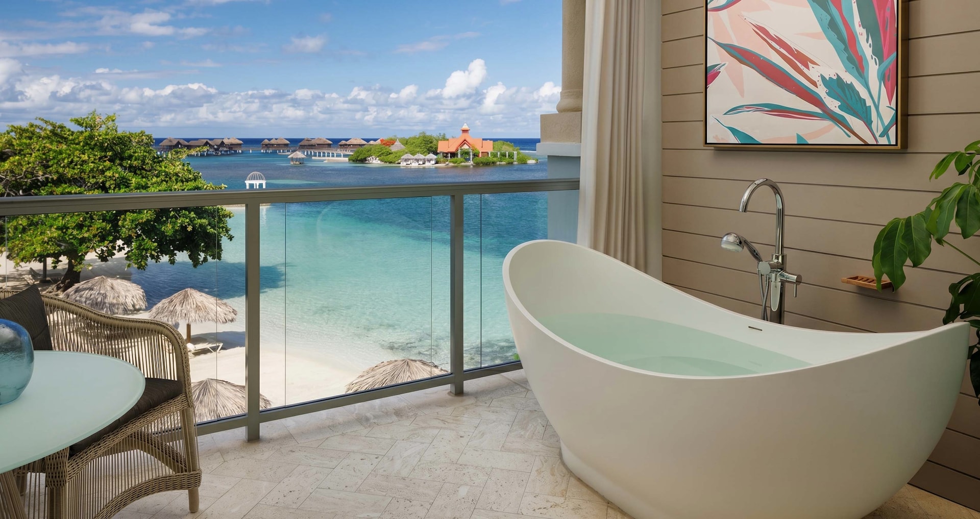 Caribbean Cay Resort & Private Island - Royal Beachfront Butler Suite w/ Balcony Tranquility Soaking Tub