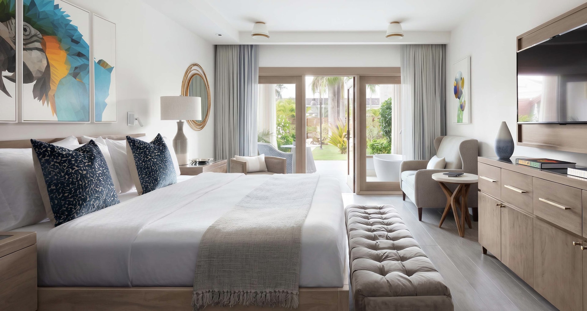 Caribbean Cay Resort & Private Island - Caribbean Poolside Grande Luxe Walkout with Patio Tranquility Soaking Tub