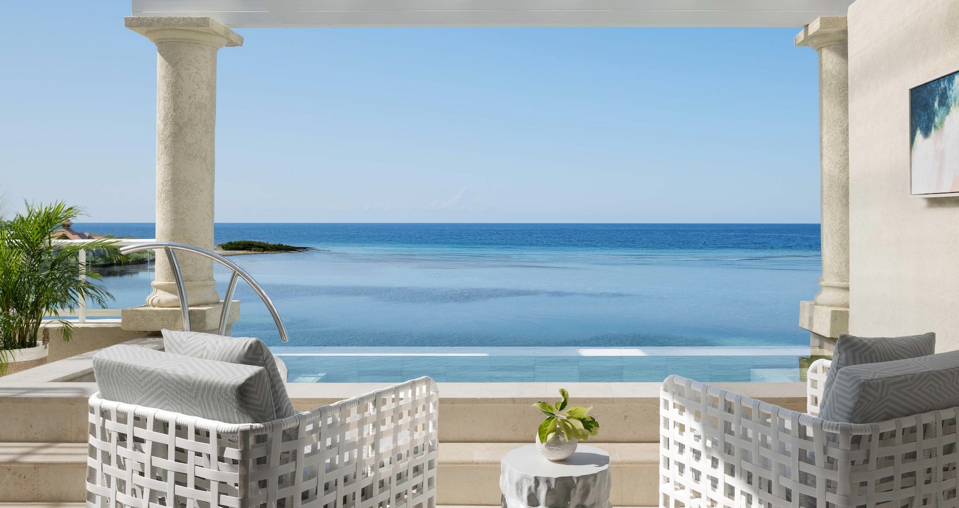 Caribbean Cay Resort & Private Island - Beachfront One-Bedroom Skypool Butler Suite w/Rooftop Terrace