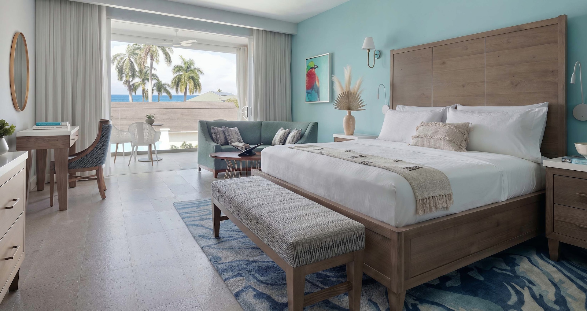 Caribbean Cay Resort & Private Island - Oceanview Crystal Lagoon Club Jr. Suite w/Balcony Tranquility Soaking Tub