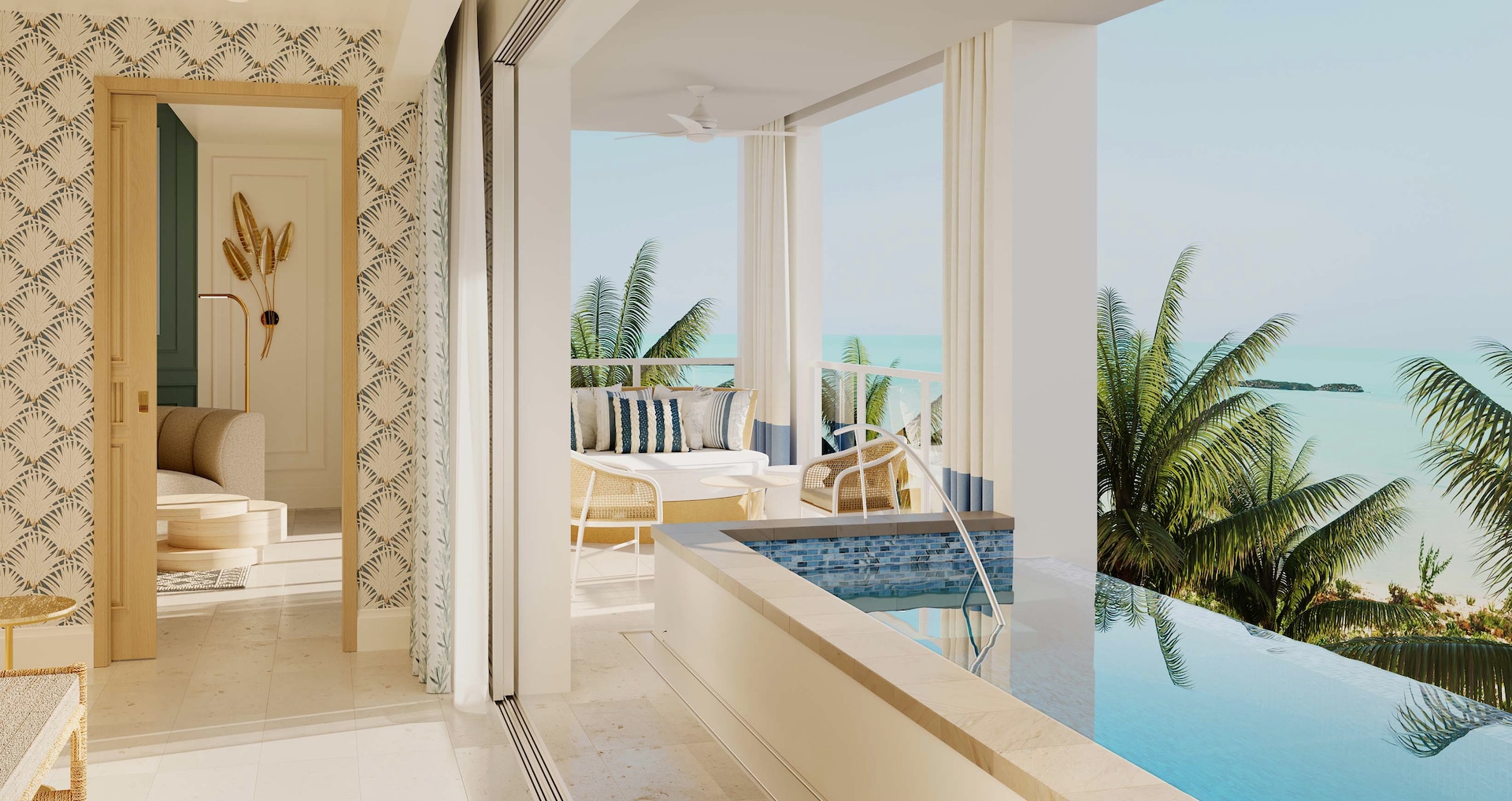 Caribbean Cay Resort & Private Island - Beachfront Penthouse Skypool Butler One-Bedroom Suite