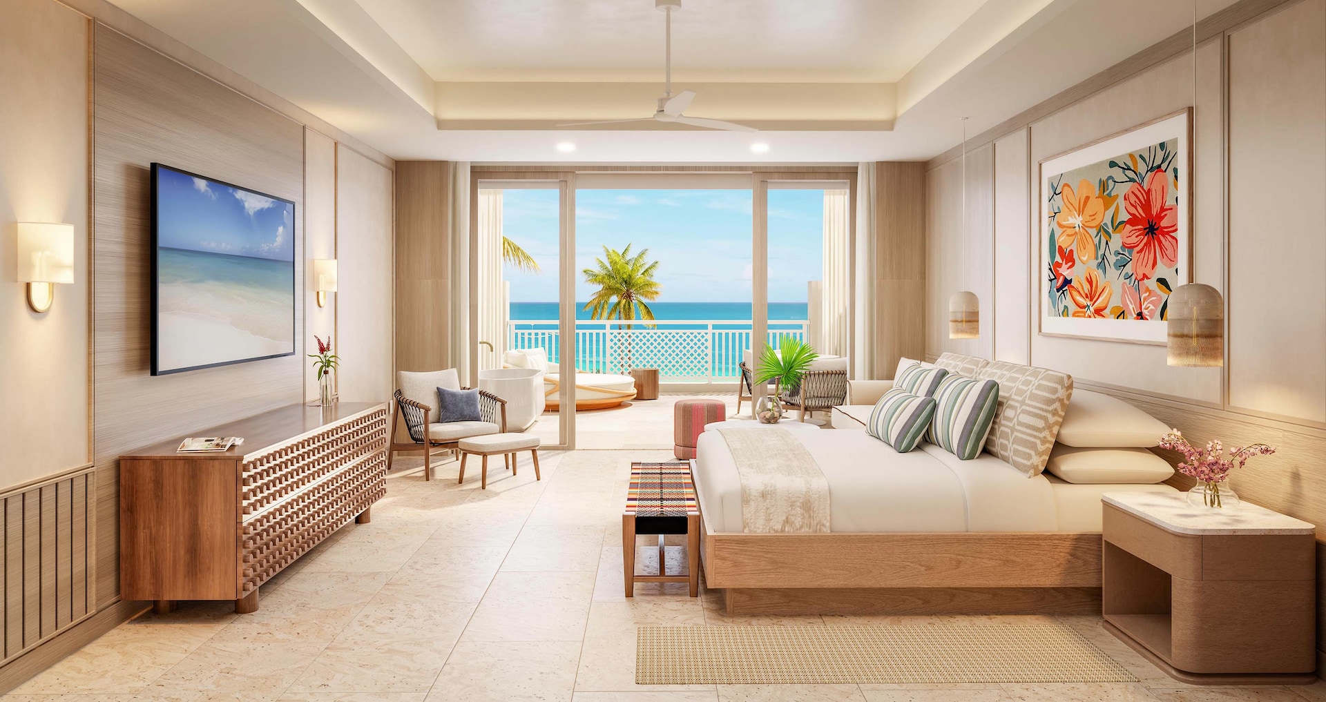 Caribbean Cay Resort & Private Island - Oceanview Butler Suite w/Balcony Tranquility Soaking Tub