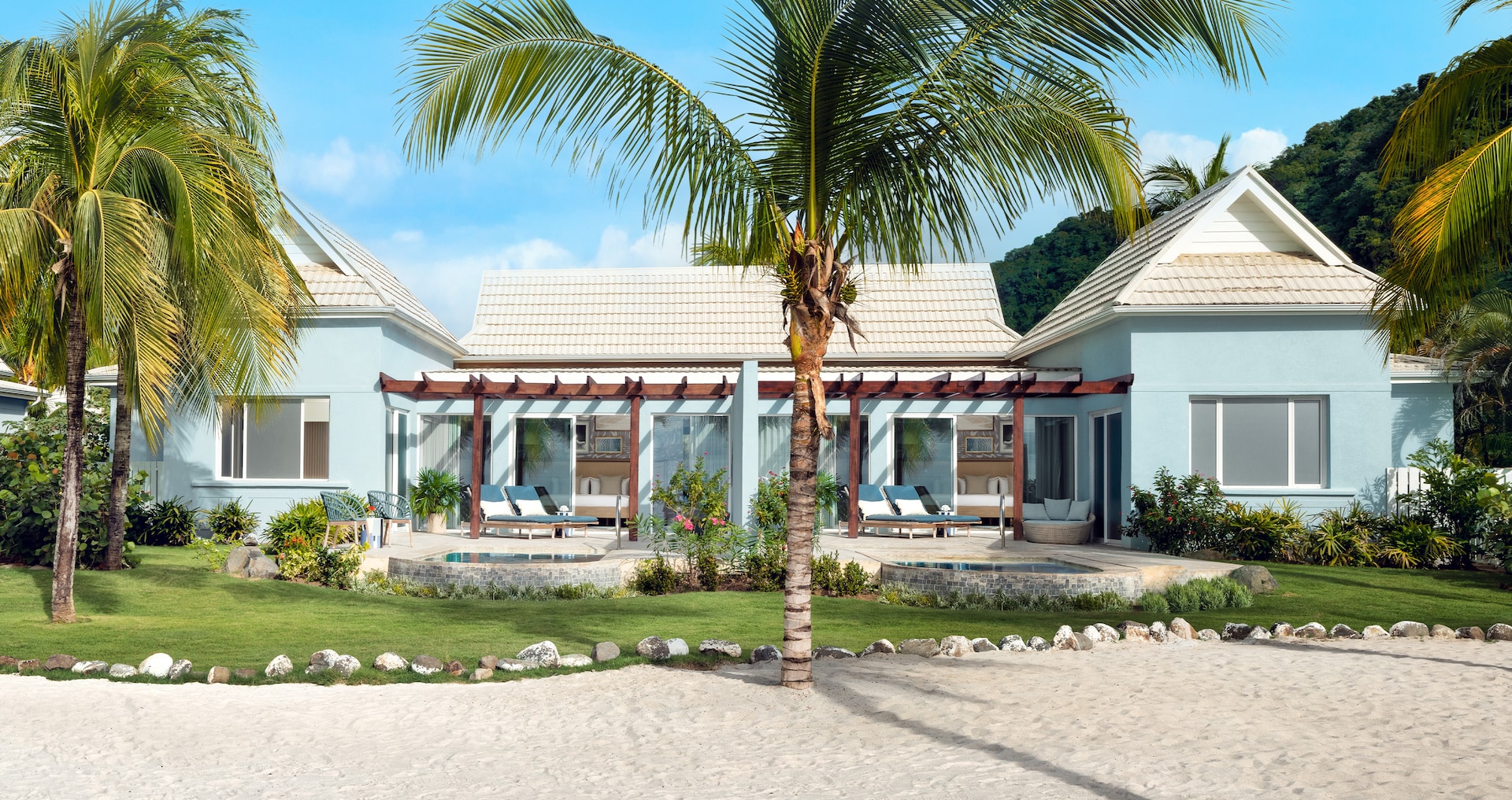 Saint Vincent - Beachfront One-Bedroom Butler Villa Suite with Media Room and Private Pool