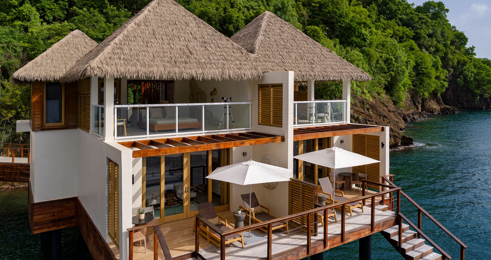 Saint Vincent - Vincy Overwater Two-Story Villa