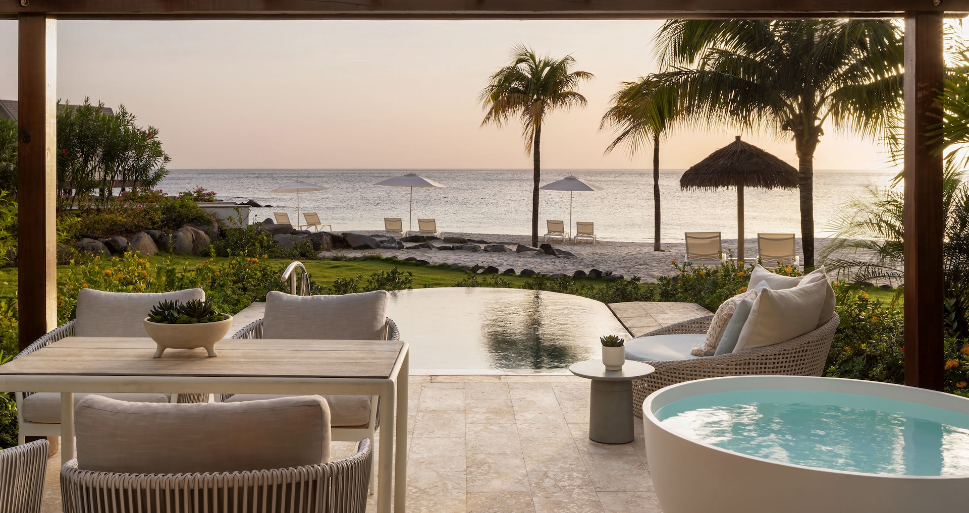 Saint Vincent - Beachfront Two-Bedroom Butler Villa with Private Pool