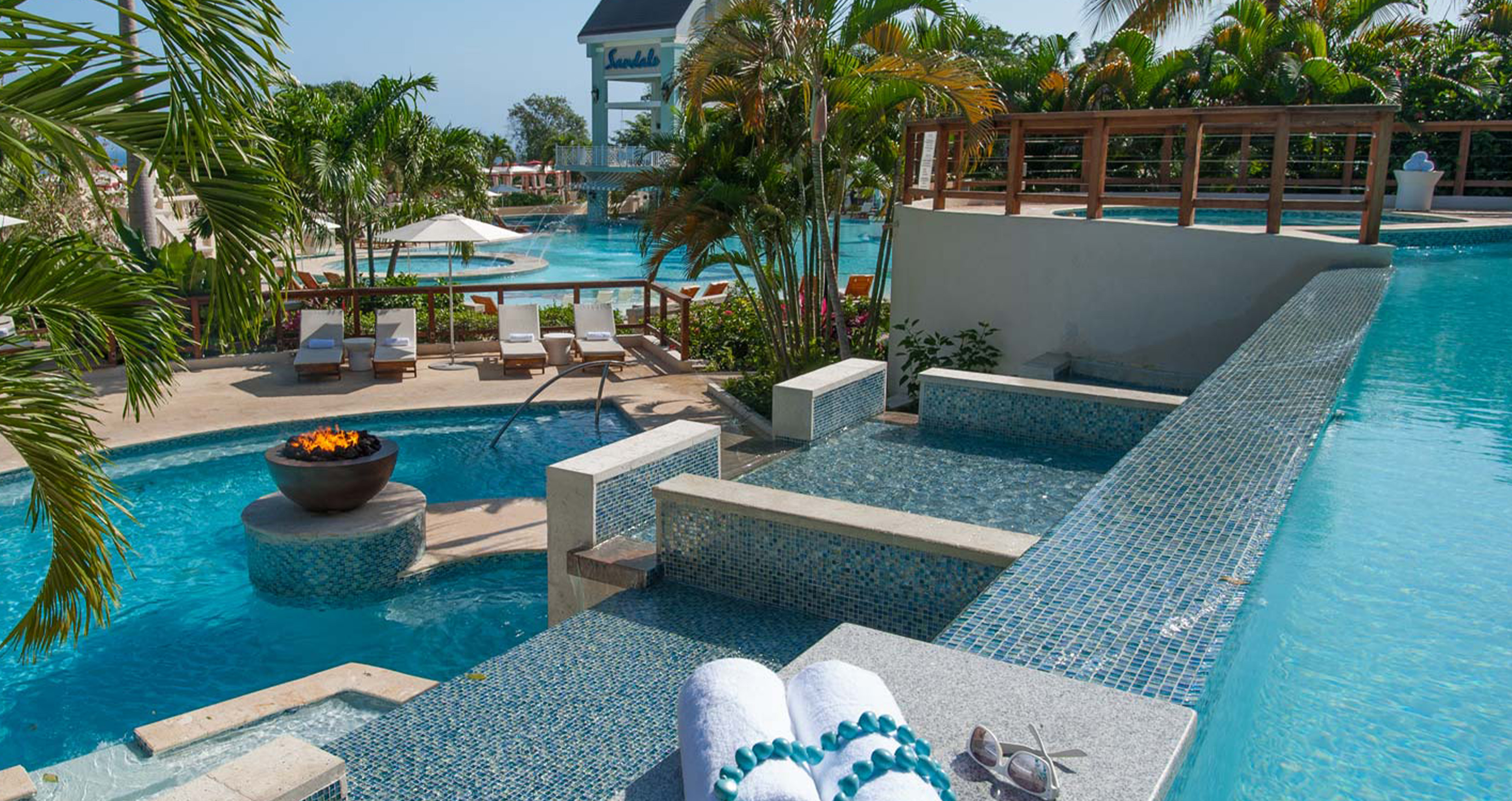 Butler Village One Bedroom Poolside Villa Estate Suite at Sandals Ochi  Beach Resort - YouTube