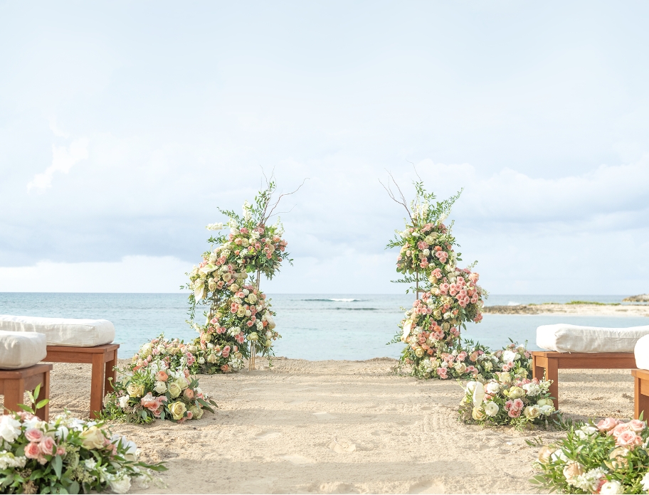 Beachfront Wedding wedding venue in Sandals Ochi - Jamaica