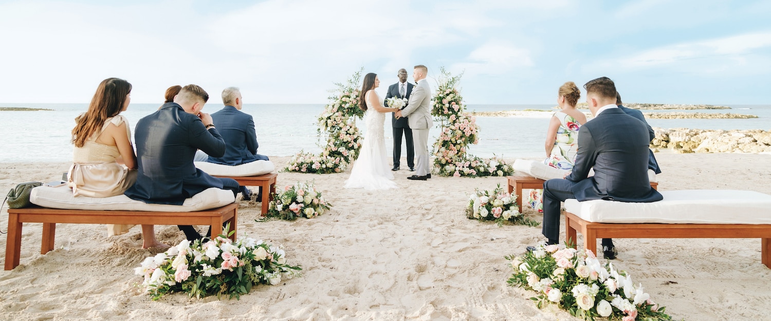 Couple in venue