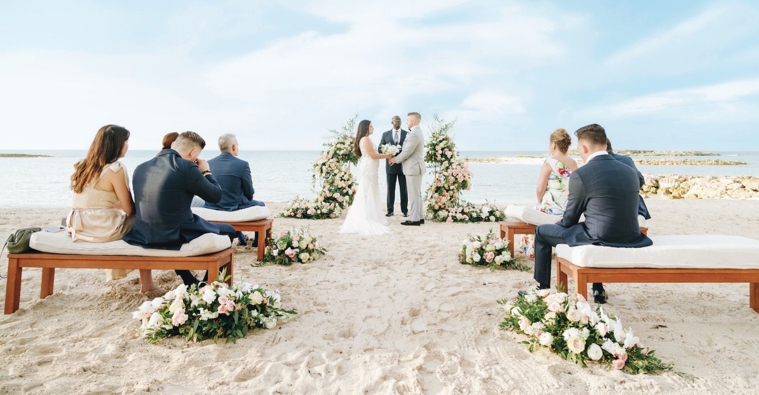 Couple in venue